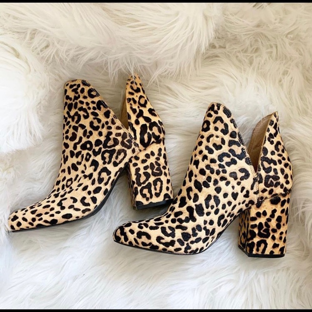 Steve Madden Rockstar Leopard booties